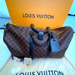 Louis Vuitton Damier Ebene Keepall 50